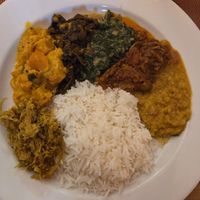 Rice and curry at CIMA Curry in Zurich