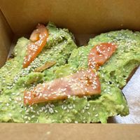 Avocado Toastt  at Cafe Victoria  in Riverhead