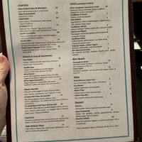 Vegetarian and vegan menu. Vegan, clarify no cheese or cream    at Tatas Tacos - Original Six Corners in Chicago