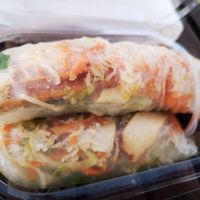 Vegetarian Rice Paper Rolls (vegan) at Banh Mi Thit Thu Nga in Rockingham