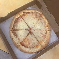 vegan cheese pizza  at Blondie's Pizza in Berkeley