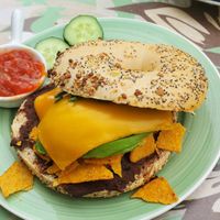 Tex mex bagel at Bagels & Beans - Keizersgracht in Amsterdam