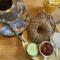 Good morning breakfast   at Bagels & Beans - Keizersgracht in Amsterdam