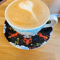 Oat cappuccino at Bagels & Beans - Overtoom in Amsterdam