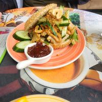 Bali bagel at Bagels & Beans - Roetersstraat in Amsterdam