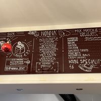 Full menu inside   at Nonna Gent in Ghent