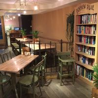 Downstairs seating  at Bagels & Beans - Spaarndammerstraat in Amsterdam