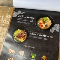 Menu  at Ramen Otaku in 