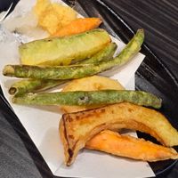 Veggie tempura to order at Kura Revolving Sushi Bar in Glendale
