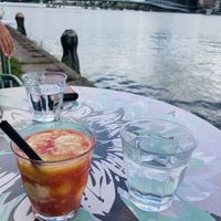 Mooi uitzicht  at Bagels & Beans - Veemkade in Amsterdam