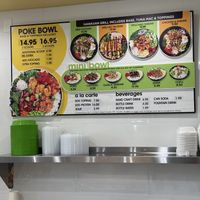 Menu  at Ahipoki in Hawthorne