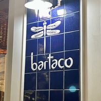 Sign by the front door  at Bartaco in Charleston