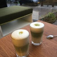 ? lattes  at Vegabond - Leliegracht in Amsterdam