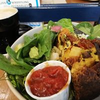 Pumpkin pie with spicy sauce at Vegabond - Leliegracht in Amsterdam