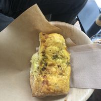 Spinach and lentil-based feta roll  at Vegabond - Leliegracht in Amsterdam