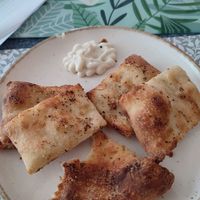 Garlic bread at Pizza Vera in Rugby