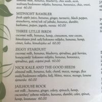 Smoothies  at Vita Health Food Bar in Hvar