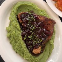 Vegan steak  at Comida GOVEGAN in Santiago