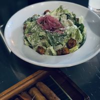 Caesar salad  at The Laughing Monk in San Francisco