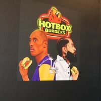 Hotbox Burgers  at HotBox Burgers in Los Angeles
