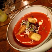 Beete-Blumenkohl-Suppe at Die FETTE BEETE in Krefeld