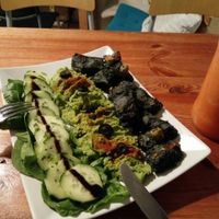 spinach hummus at Sanissimo - Malasaña in Madrid