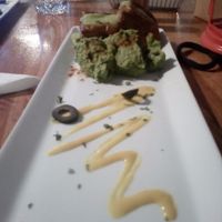 Smoked tofu and hummus at Sanissimo - Malasaña in Madrid