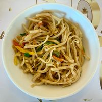 Peanut pad Thai  at Salt & Pepper in Dubai