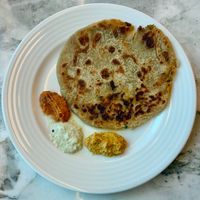 All paratha  at Azur in Dubai