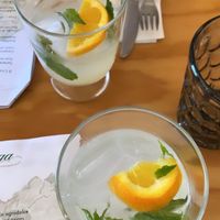 Delicious light tonic while you wait.  at Casa e Bottega Positano in Positano