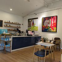 Order at the bar at Capella Coffee Roaster Hanoi in Hanoi