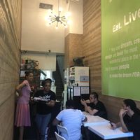 Inside the cafe.  at VLife in New York City