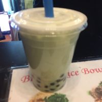 Coconut with Honey Dew Bubble Tea at VLife in New York City
