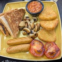 Full vegetarian breakfast without eggs at The Fig Tree in Kilkenny