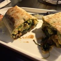 Vegan burritoos  at Agaves Mexican Grill in Great Barrington