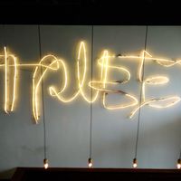 Sign on wall inside Tribe Organic at Tribe Organic - China View Plaza in Beijing