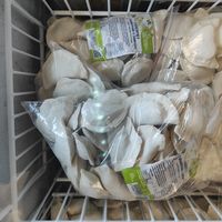 Frozen varenyky with potatoes and champignons at MultiCook Ládví in Prague