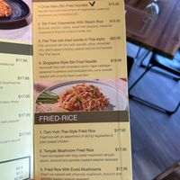 menu at The Greens Kitchen in Saskatoon