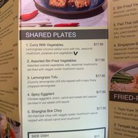 menu at The Greens Kitchen in Saskatoon