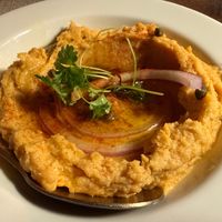 fava bean puree  at Mezzeluna in Cotati