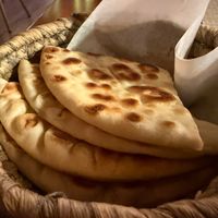 pita at Mezzeluna in Cotati