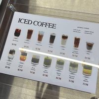 Menu  at Minimal Coffee - Think Park in Chiang Mai