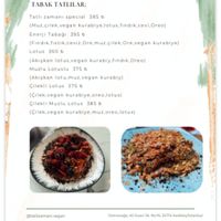 prices may have changed but this gives you an idea about the menü  at Tatlı Zamanı + Vegan in Istanbul