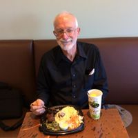 Fran and Richard Rew's visit to the Saj Mediterranean Grill, and their pick for a healthy delicious energizing meal. at Saj Mediterranean Grill in Aurora