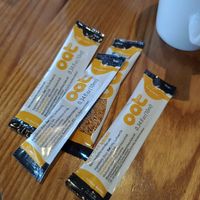 Oat milk sachets at The Bright Helm - JD Wetherspoon in Brighton