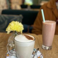 Latte  at La Kanopée in Perigueux