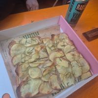 Potato pizza at MANI in Dublin