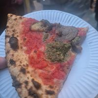 Mediterranean pizza slice at PI Pizzas in Dublin