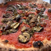 Mediterranean vegan pizza  at PI Pizzas in Dublin