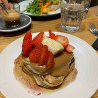 The pancakes! at Kin Cafe Vegetarian in London